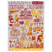 USC Trojans Julia Gash Glass Trinket Tray